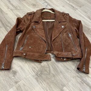 Blank NYC Brown Leather Jacket